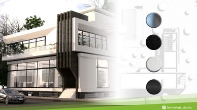 طراحی نما و دکوراسیون داخلی مجتمع اداری باغستان طراحی نما و دکوراسیون داخلی مجتمع اداری باغستان