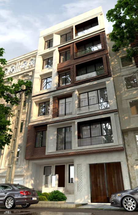 طراحی نما مجتمع مسکونی عابدی