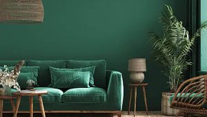 رنگ سبز برای طراحی داخلی لاکچری