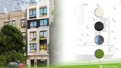 طراحی نما مجتمع مسکونی پالیزی + 9 آلترناتیو شیک با انواع متریالهای نما پروژه طراحی نما مجتمع مسکونی پالیزی + 9 آلترناتیو شیک با انواع متریالهای نما